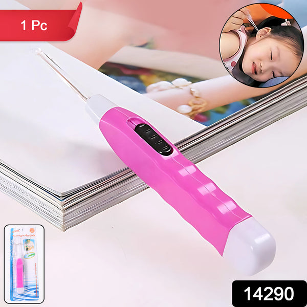 Pink Led Flashlight Earpick With Tweezer (1 Pc) - Trendex