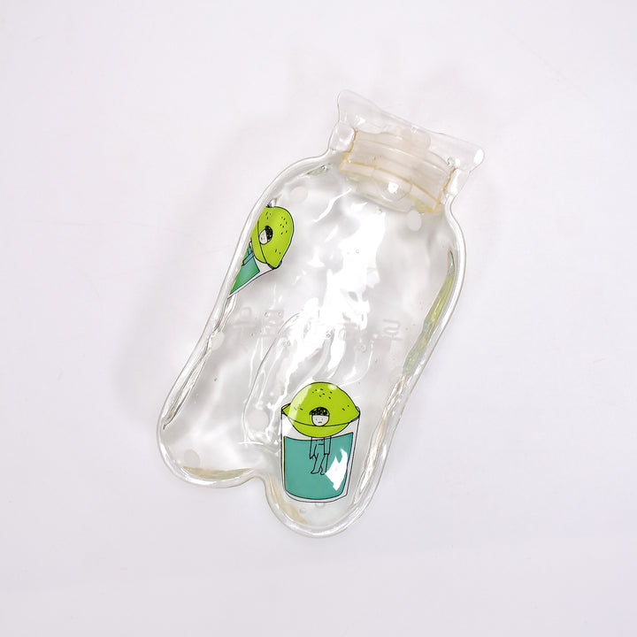 6541 Transparent Multi Design Small Hot Water Bag With Cover For Pain Relief Neck Shoulder Pain And Hand Feet Warmer Menstrual Cramps. - Trendex