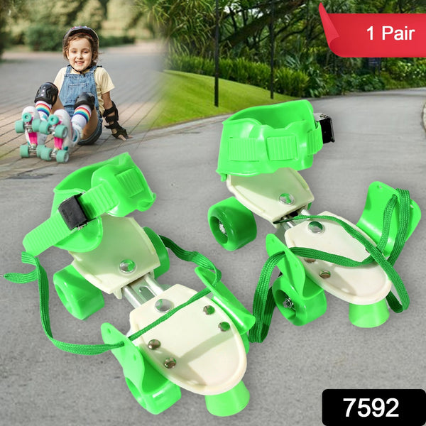 7592 Roller Skates For Kids Very Adjustable  Comfortable To Use  Roller Skate Skating  (Pair Of 1) - Trendex
