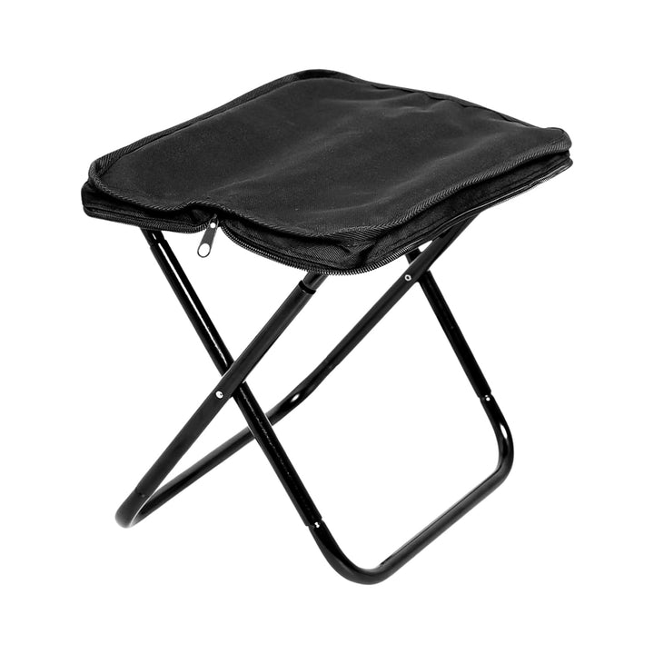 Folding Camping Stool Collapsible Camp Stool Portable Seat Travel Little Stools (1 Pc) - Trendex