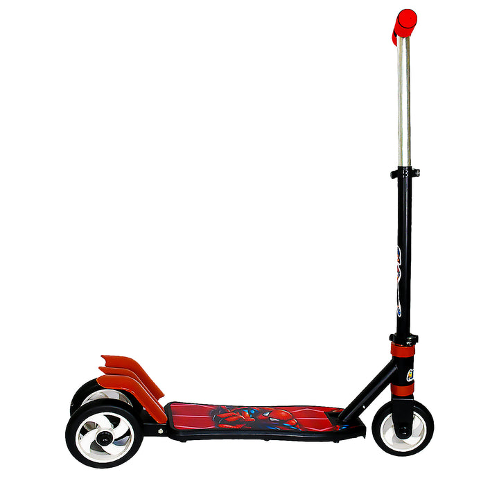 Basic Kids Ride On Leg Push Scooter For Boys And Girls (4 - 8 Years Old Kids) Foldable Scooter Cycle With Height Adjustment For Boys And Girls Multicolor (1 Pc  3 Wheel) - Trendex