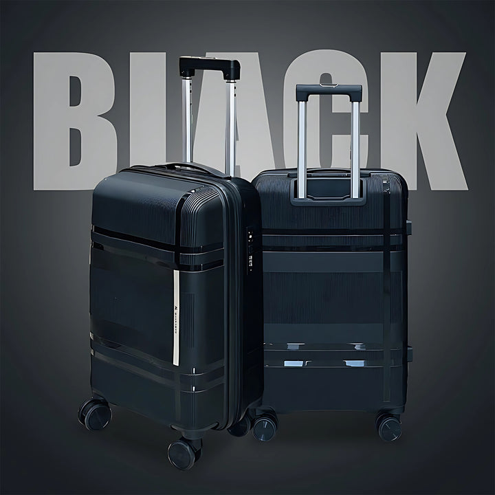 Mix Color Hard-shell Luggage Trolley 4-pc (Set) - Trendex