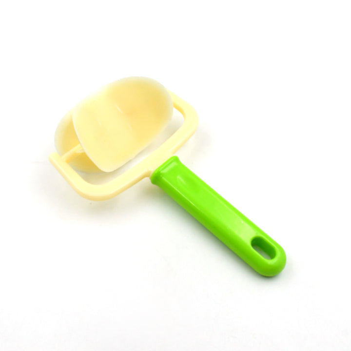 2886  Plastic Round Roll Forming Cutter Cake Ball Tongs And Molds Puri Cutter Roller Machine For Baking Tools (1 Pc Mix Color) - Trendex