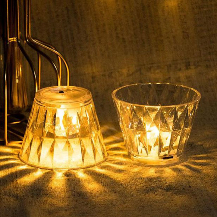 Cup Shape Crystal Table Lamp (1 Pc) - Trendex