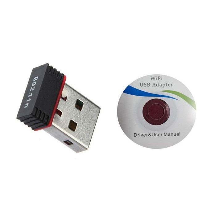7224 Wi-fi Receiver Wireless Mini Wi-fi Network Adapter With With Driver Cd For Computer  Laptop And Etc Device Use - Trendex