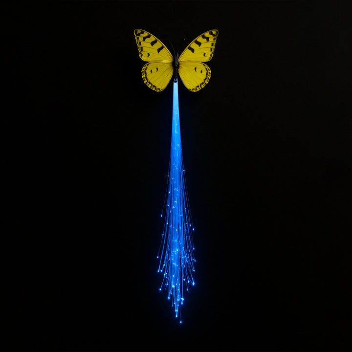 Led Butterfly Hair Braid Clip (Mix Color 1 Pc) - Trendex