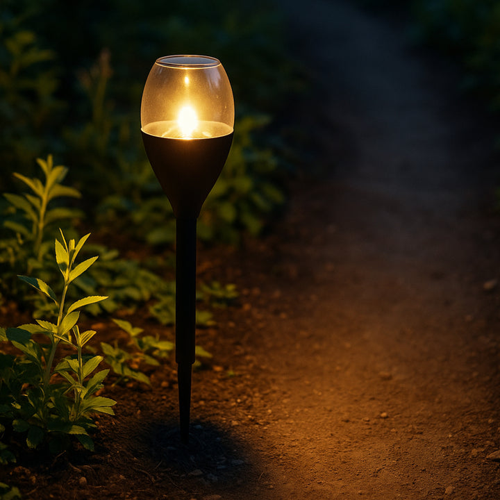 Solar-powered Outdoor Pathway Garden Light (1 Pc) - Trendex