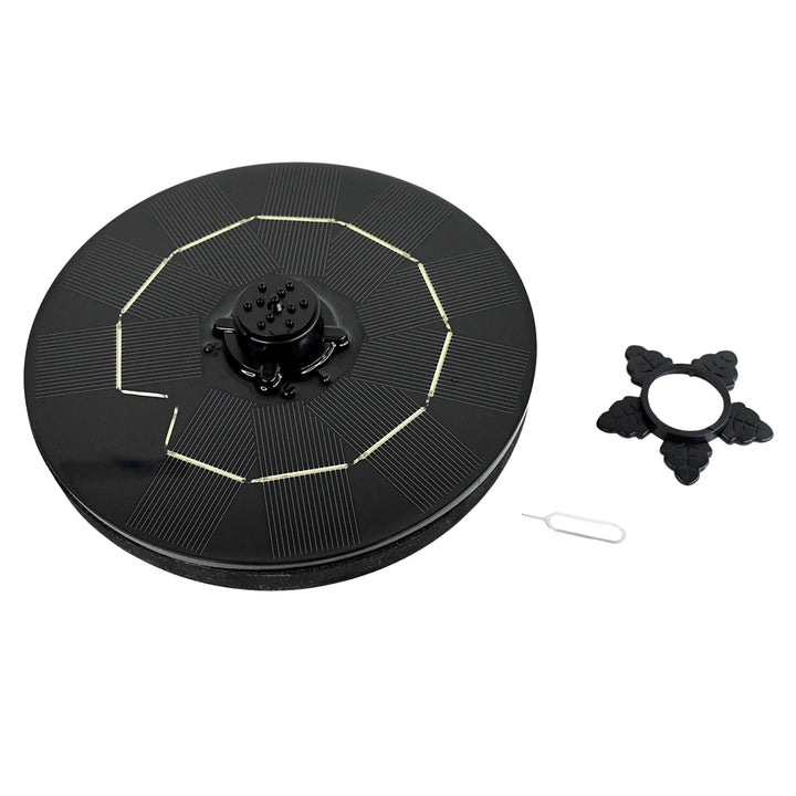 Fast Fountain By Pocket Hose - Solar-powered - Instantly Adds A Water Feature Virtually Anywhere - 5 Spray Modes - No Installation Or Batteries Required - Great For Bird Baths Pools Pond  More (1 Pc) - Trendex