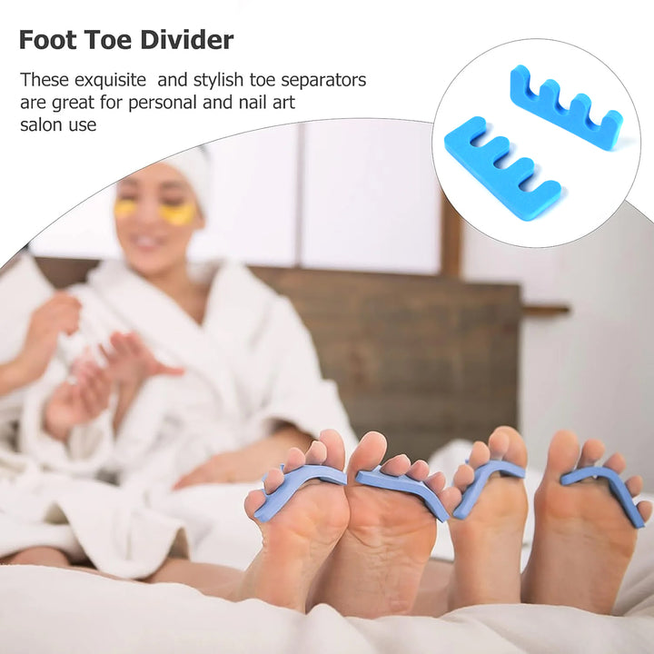 Toe Separators Toe Spacers Sponge Toe Stretcher Pedicures (1 Pair) - Trendex