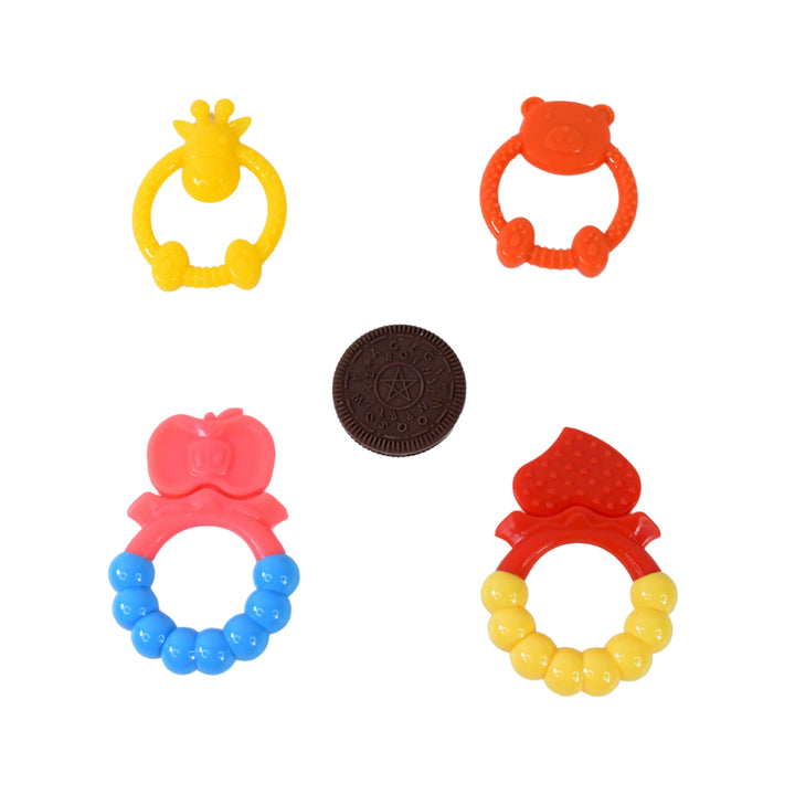 Silicone Baby Teething Toys (1 Pc  Mix Design) - Trendex