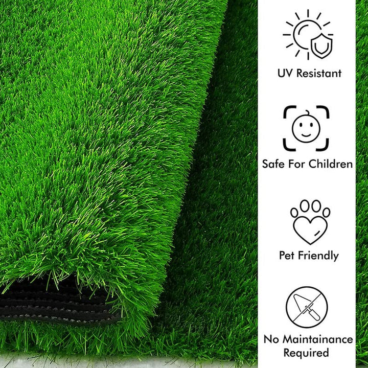 0612 Artificial Grass For Balcony Or Doormat Soft And Durable Plastic Turf Carpet 58x38cm - Trendex