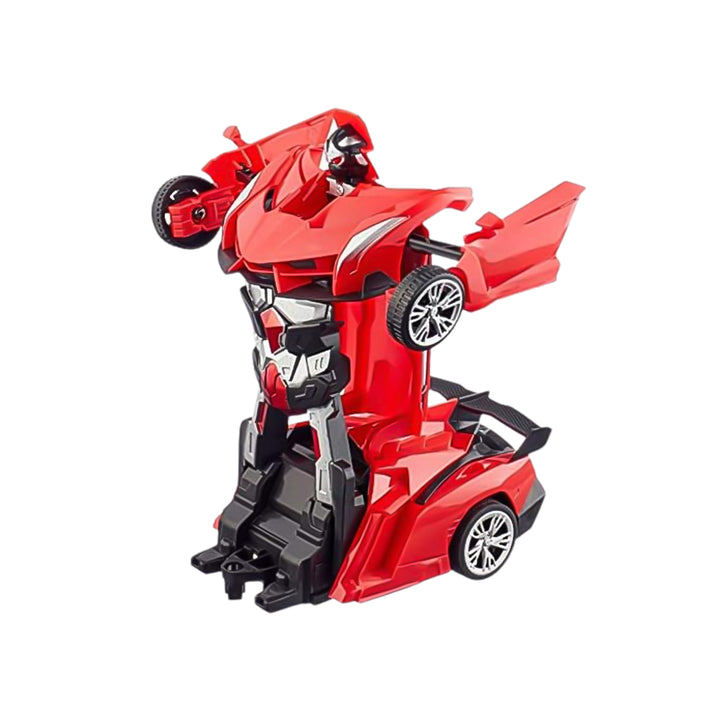 2 In 1 Automatic Robot Converted Remote Control Car With Light Scale 360drifting Deformation Robot Car Toy Kids Boys Robot Convertunique Toy For Boys (1 Pc) - Trendex