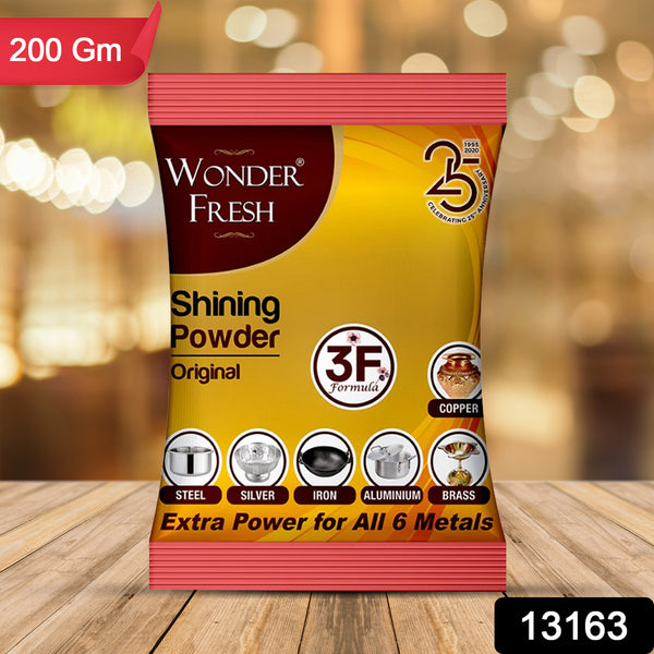 Shining Powder Cleans And Polishes Copper Brass Silver Aluminum Iron And Steel Removes Tarnish And Oxidation (200 Gm) - Trendex
