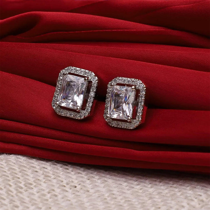 Diamond Jewellery Interchangeable Triangular Shaped Earrings (6 Pari  Mix Color  Design) - Trendex