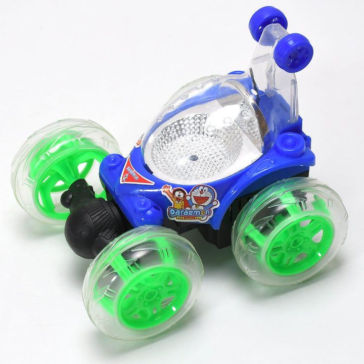 4482 Rechargeable 360 Degree Stunt Rolling Remote Control Car With Colourful 3d Lights And Music For Kids - Trendex
