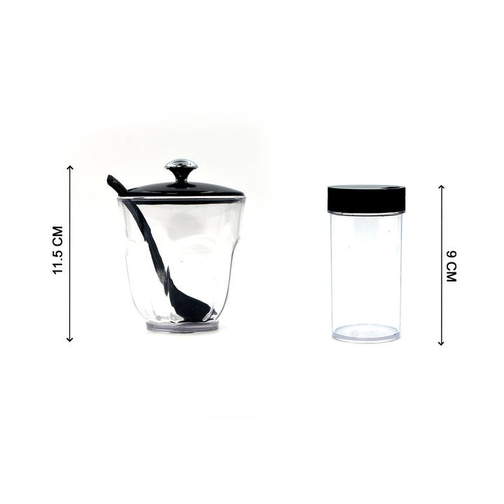 8122 Ganesh Rendy Condiment Set For Kitchen Transparent Jar For Easy To Access Spice 1 Piece Spice Set  (Plastic) - Trendex