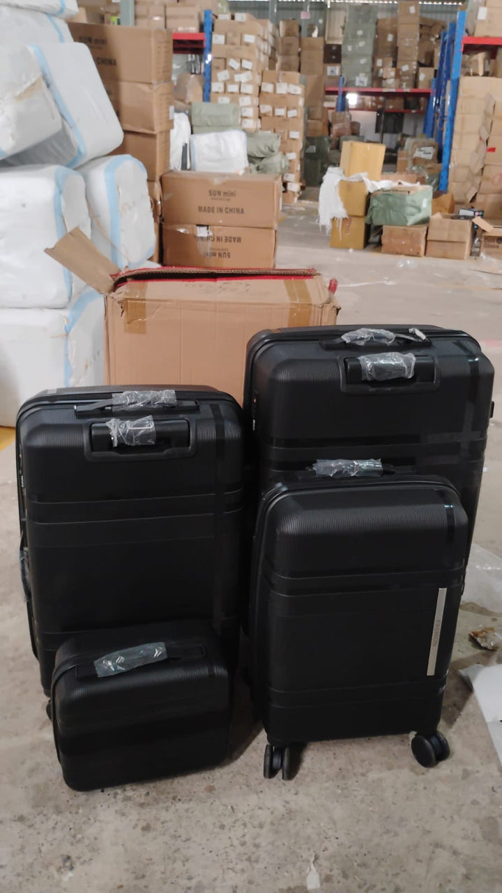 Hard-shell Trolley Luggage Bag (Set Of 3-pice  Mix Color) - Trendex