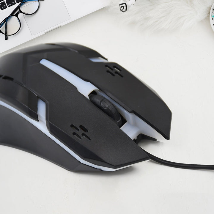 Computer  Laptop Usb Wired Optical Mouse (1 Pc) - Trendex