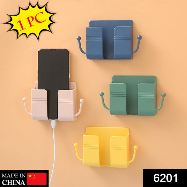 6201 1 Pc Wallmount Mobile Stand With Hook Design Used In All Kinds Of Places Including Household And Many More As A Hanging Support For Cloths And Stuffs Purposes. - Trendex