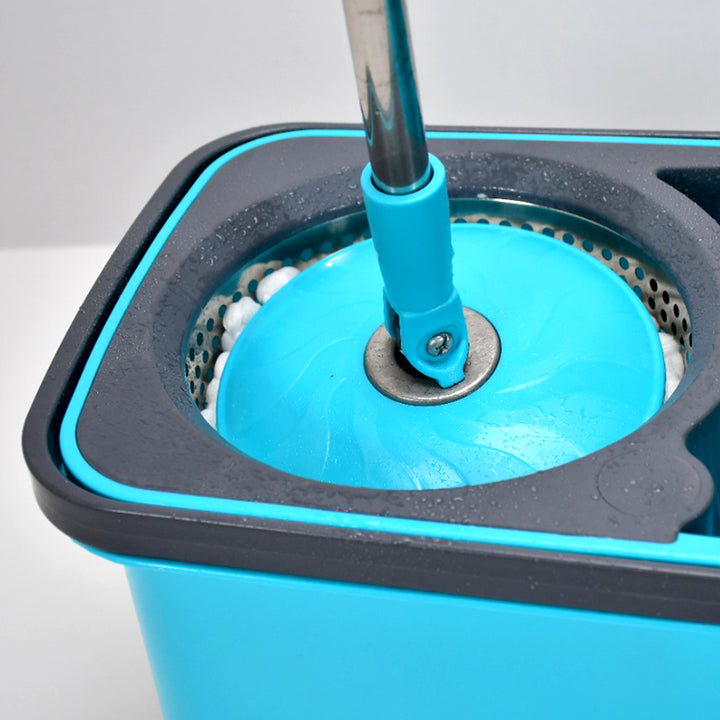4027 Quick Spin Mop Plastic Spin Bucket Floor Cleaning Easy Wheels  Big Bucket Floor Cleaning Mop With Bucket - Trendex