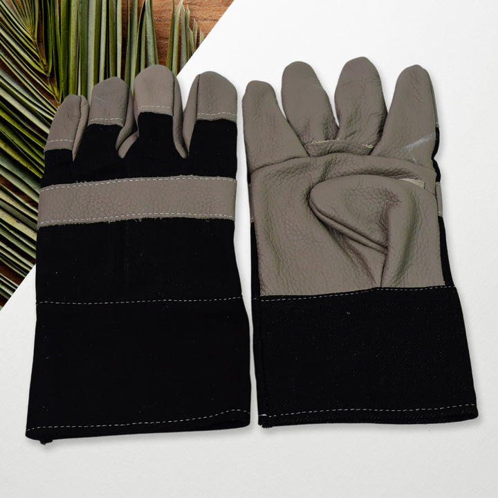Gloves Gardening Gloves For Men Women Leather Gloves Heavy Duty Gloves (1 Pair) - Trendex