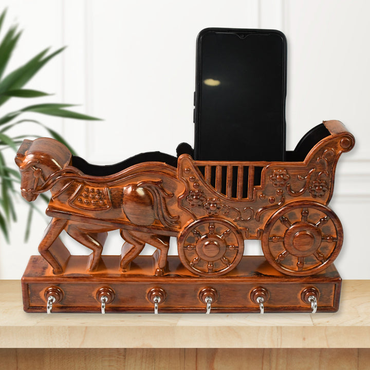 Plastic Rath Design Plastic 6 Hook Key Holder (1 Pc) - Trendex