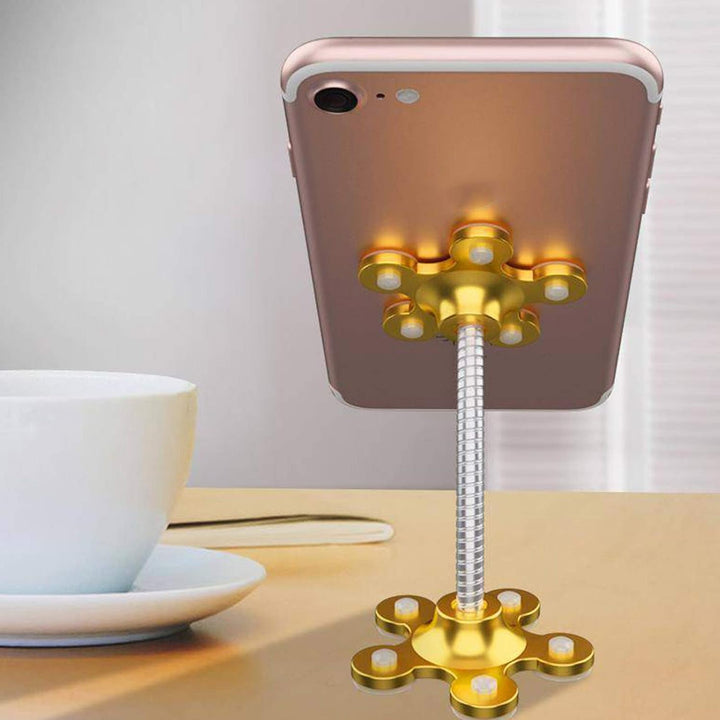 0662 Phone Holder 360rotatable Phone Stand Multi-function Double-sided Suction Cup Mobile Phone Holder ( Moq - 6 Pc ) - Trendex
