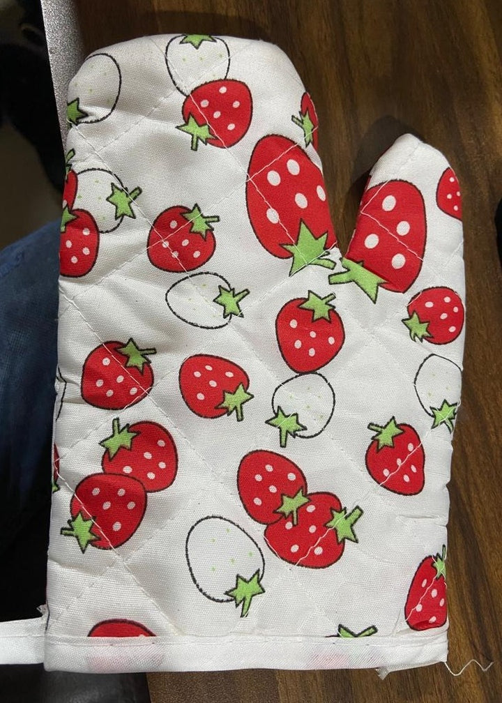 2929 Designer Multicoloured Oven Mitt And Pot Holder - Trendex