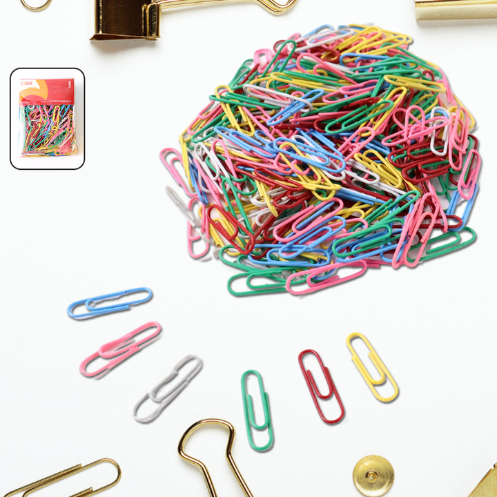 Multicolor-coated Paper Clips Approx (250pc Set) - Trendex