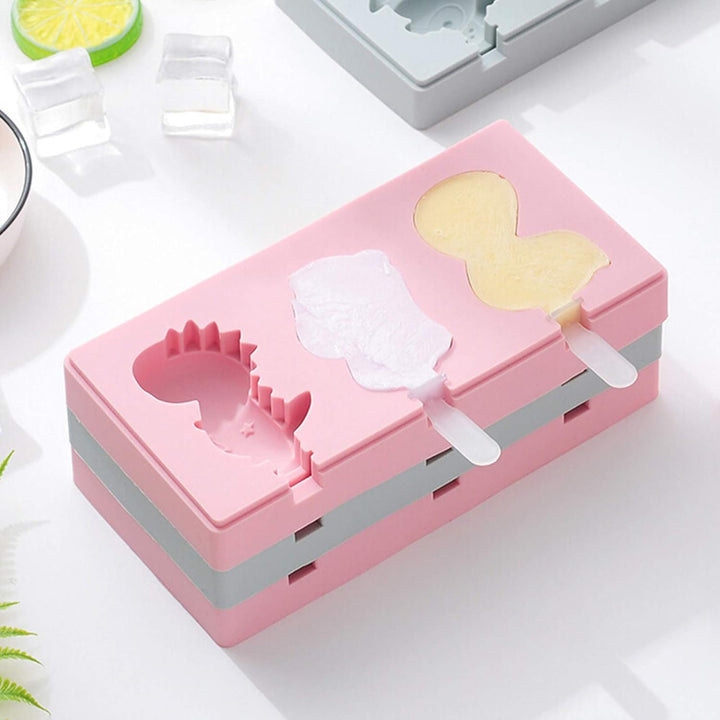 8188 Silicone Popsicle Molds Reusable Ice Cream Molds With Sticks And Lids. A Must-have Popsicle Mold For Summer. - Trendex