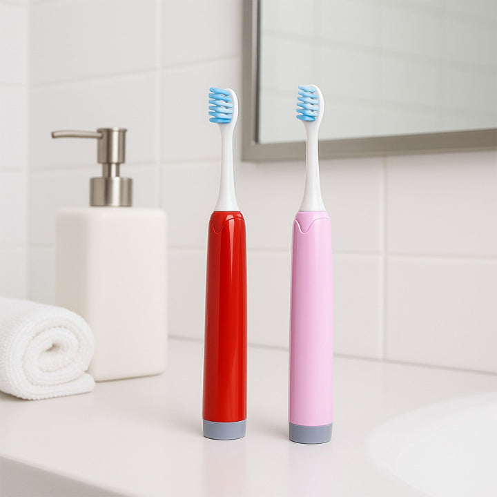 Battery-operated Electric Toothbrush With Replaceable Head (1 Pc) - Trendex