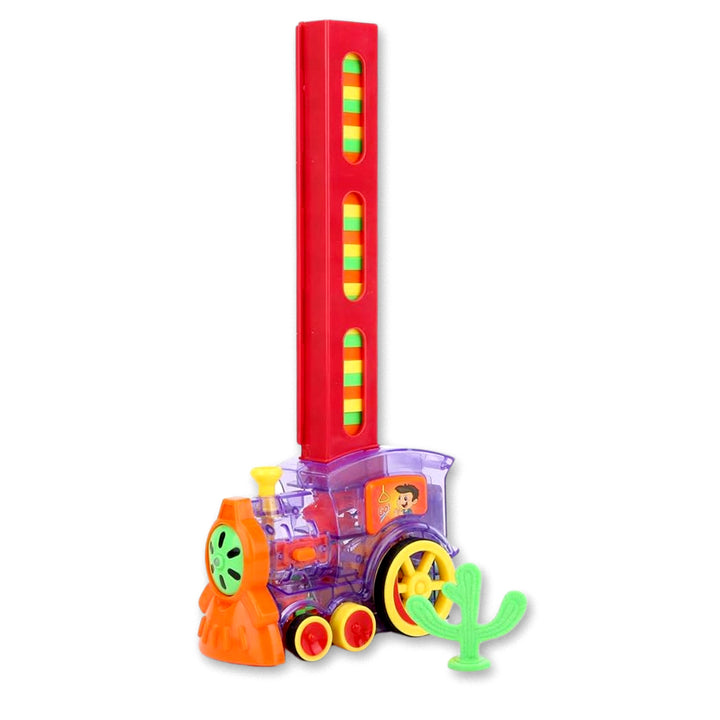 4887 Play Game Transparent Funny Train Engine With Blocks Set 60 Blocks Toy With Music And Lights Automatic Blocks Toy Train Set For Kids ( Batteries Not Included) - Trendex