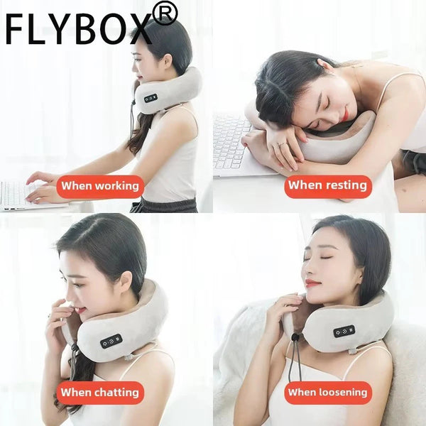 U-Shape Soft Massage Pillow