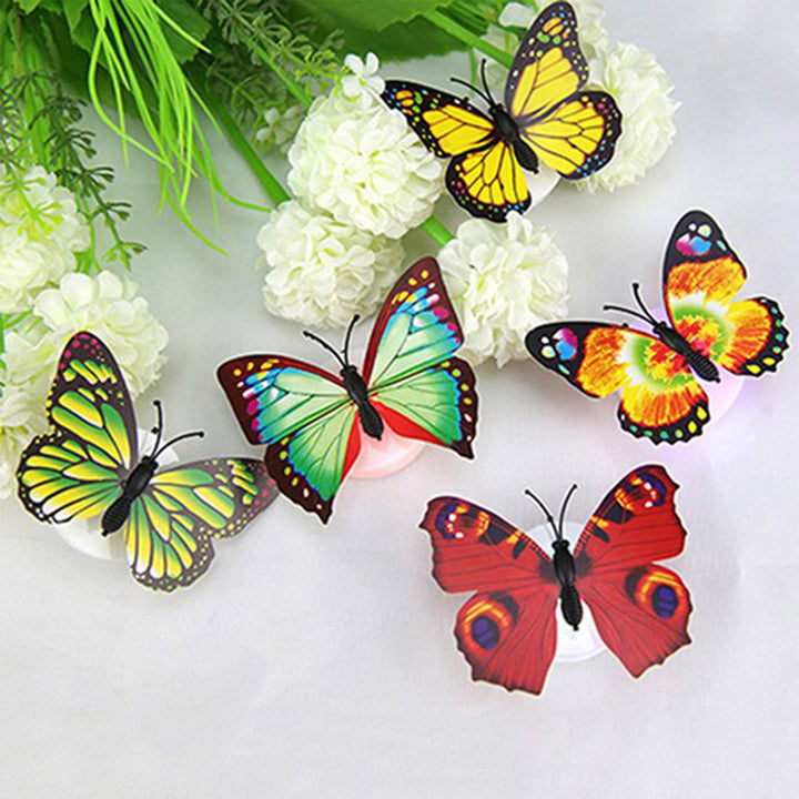 6278 The Butterfly 3d Night Lamp Comes With 3d Illusion Design Suitable For Drawing Room Lobby. - Trendex
