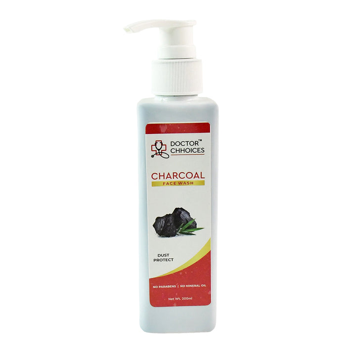 Doctor Chhoices Charcoal Face Wash  200ml (1 Pc) - Trendex