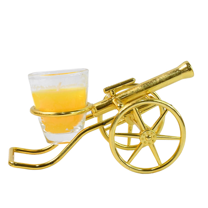 Top Cannon Tealight Holder  Candle Holder (1 Pc) - Trendex