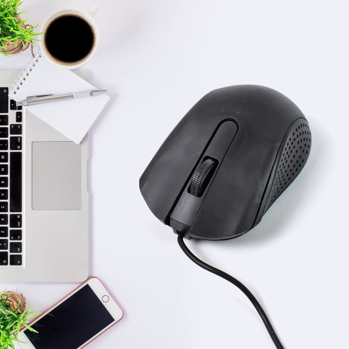 Computer  Laptop Wired Optical Mouse M-022 (1 Pc) - Trendex