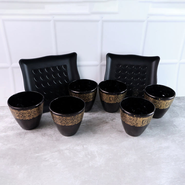 2 Bowl  6 Glass Snake Set ( 8 Pc Set ) - Trendex