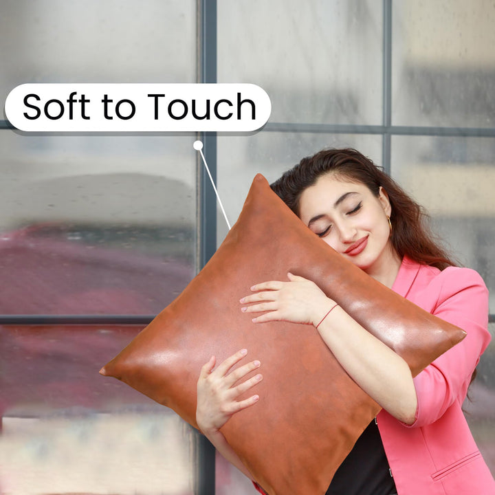Pillow Covers Couch Pillows Cover Soft Decorative Pillow Covers Pillowcase For Bed Sofa Chair Bedroom Home Farmhouse Decor Living Room Home Decor (60  60 Cm) - Trendex