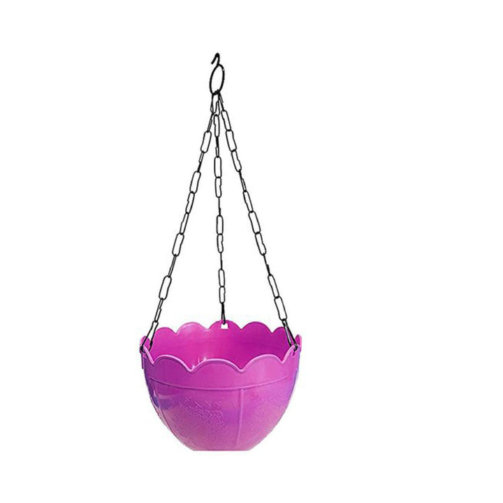 3851 Flower Pot Plant With Hanging Chain For Houseplants Garden Balcony Decoration - Trendex