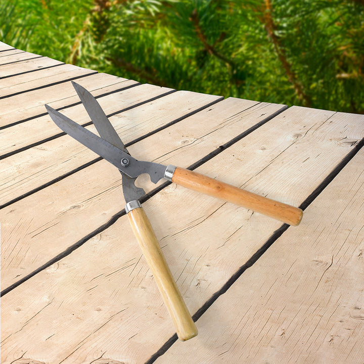 Heavy-duty B Grade Hedge Shear With Wooden Handle - Trendex