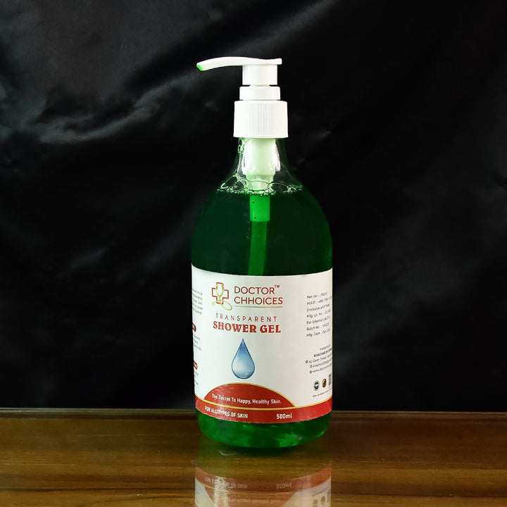 Doctor Chhoices  Choices Transparent Shower Gel  500ml Bottle With Pump Dispenser - Trendex