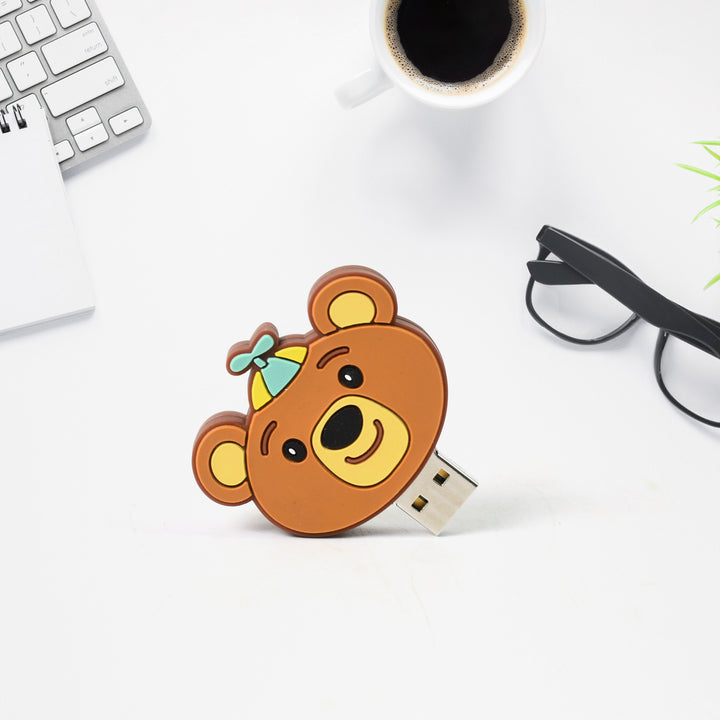 Portable Cartoon Shape Silicone Usb Pen Drive  Flash Disk (15 Gb With Baby Rhymes Song  1 Pc) - Trendex