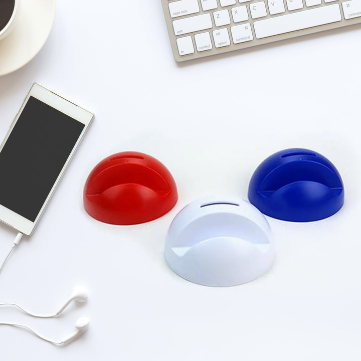 2in1 Abs Plastic Phone Holder Phone Stand With Coin Bank (1 Pc) - Trendex