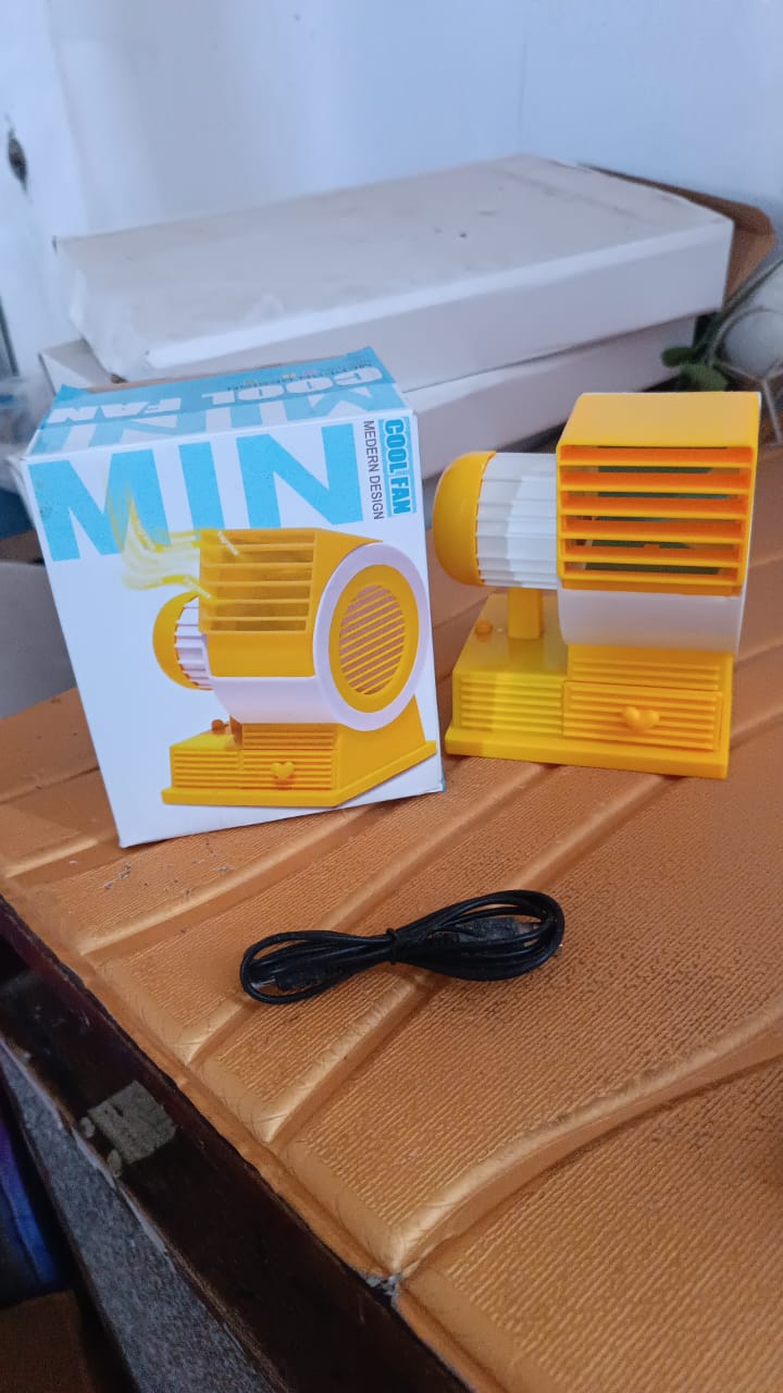 Mini Dual-blade Portable Usb Table Fan - Trendex