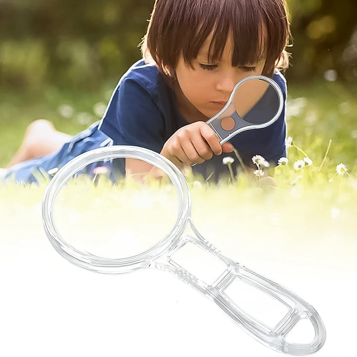 Handheld Plastic Magnifying Glasses (1 Pc  55 Mm) - Trendex