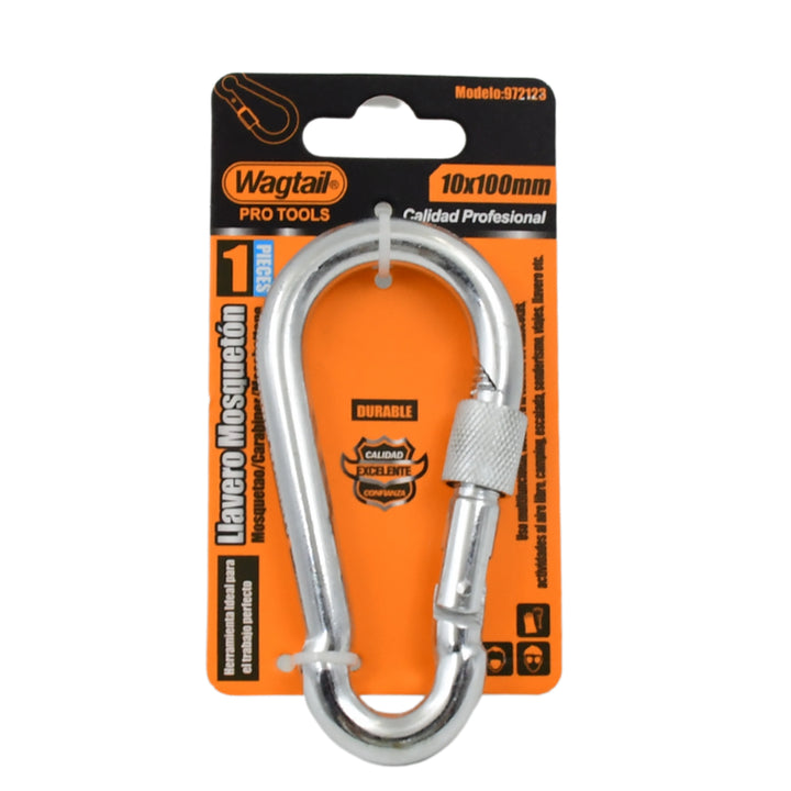 Snap Hook With Screw-stainless Steel Snap Hook Clip Heavy Duty Carabiner Clip (10100 Mm  1 Pc) - Trendex