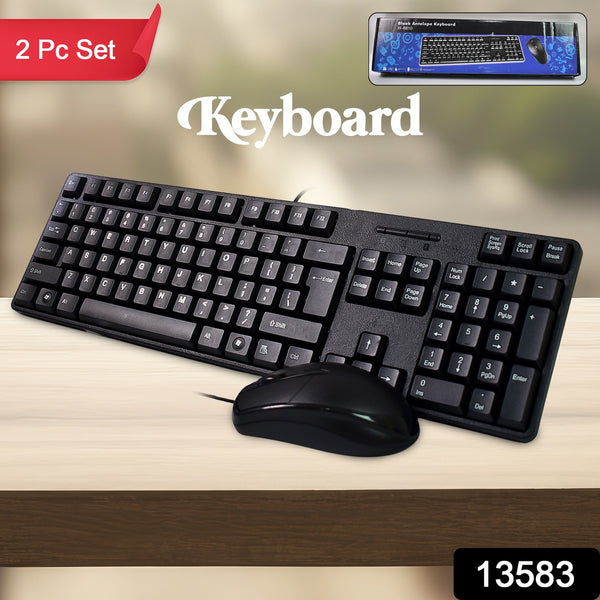 Wired Usb Keyboard 107 Keys  Mouse Set (2 Pc Set) - Trendex
