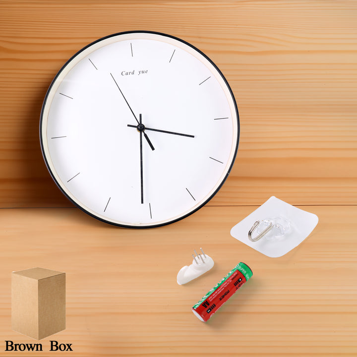 Minimalist Wall Clock With Accessories (1 Pc) - Trendex