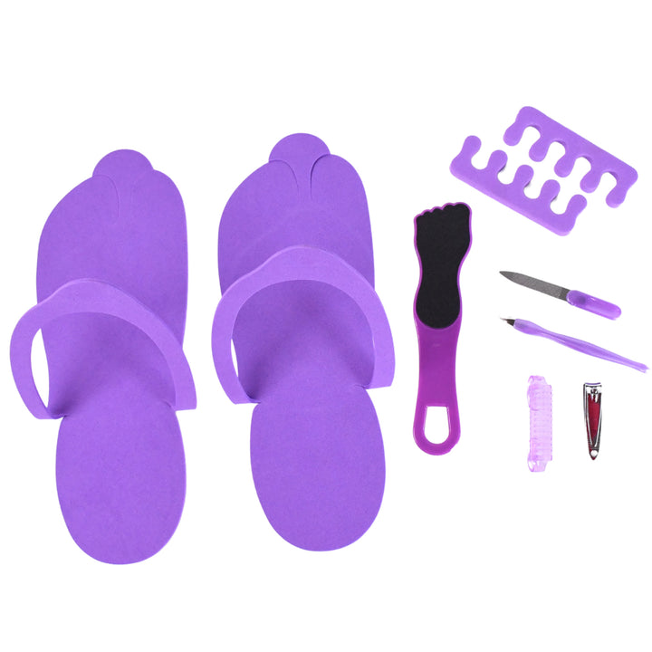 Personal Foot Care Tool Kit Pedicure Accessories Kit (9 Pcs Set) - Trendex